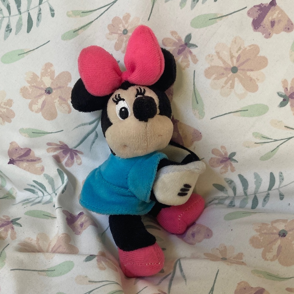 Disney Minnie Mouse Plush Slap Bracelet Wrist Hugger Decoration Bullsitoy